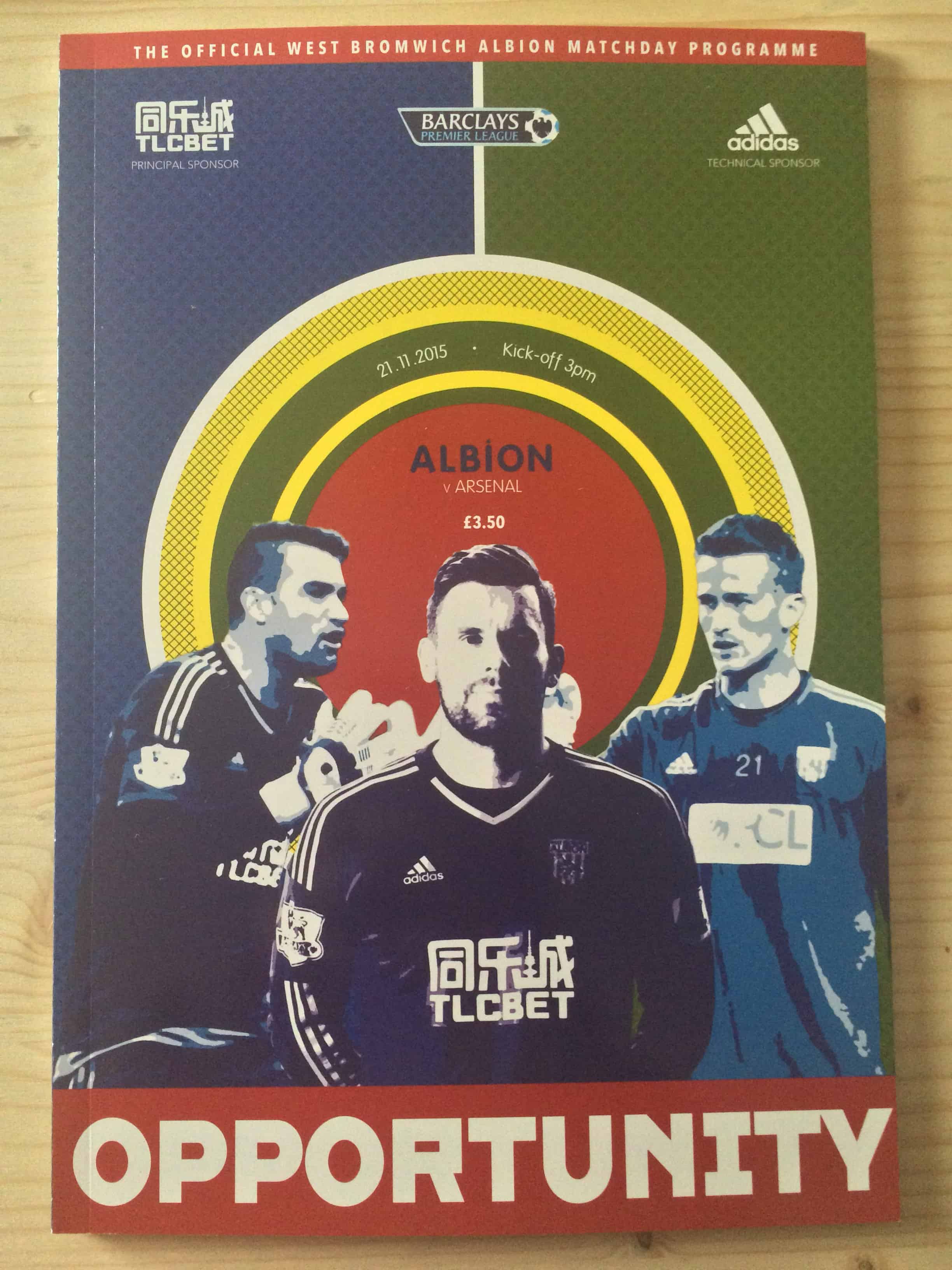 West Bromwich Albion FC  v Arsenal FC